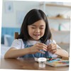 LALAFINA 18Pcs Mini Plastic Storage Buckets Clear Containers for Beads