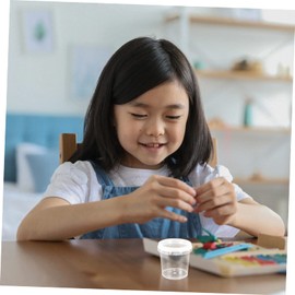 LALAFINA 18Pcs Mini Plastic Storage Buckets Clear Containers for Beads Crafts Small Tools Portable Box Durable Easy to Organize for DIY Projects