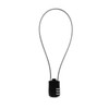 QWORK Motorcycle Helmet Lock, 2 Pack Password Lock & Cable
