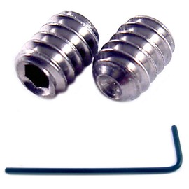 M3 x 4mm Socket Set Grub Screws Cup Point Stainless Steel 10 Pack with 1.5 mm Hex Key Wrench (4mm Length)