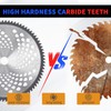 IRONHIT 9" x 20T Chainsaw Tooth Brush Cutter Blades, 9"