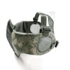 SHENKEL Ear Protection Anti-Fog Mesh Mask Half Face Guard Face