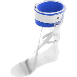 AFO Light Foot Orthosis Foot Drop Postural Correction Foot Stabilizer Ankle Sprains Worn with Shoes Improvement in Gait. (Right Medium)