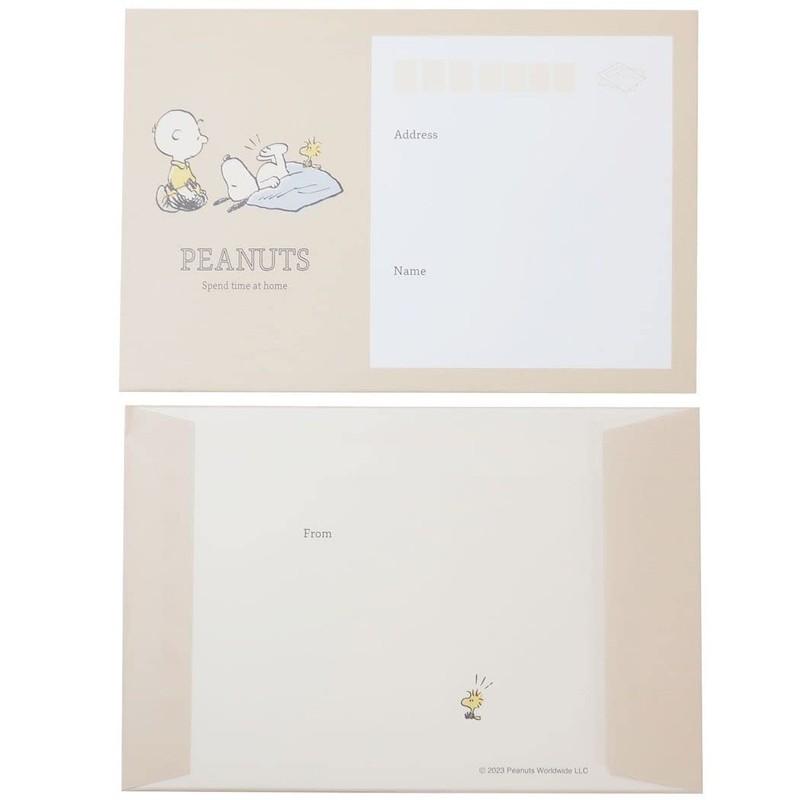 Kamiojapan Snoopy [Letter Set] Volume Up Letter/REST TIME Peanuts