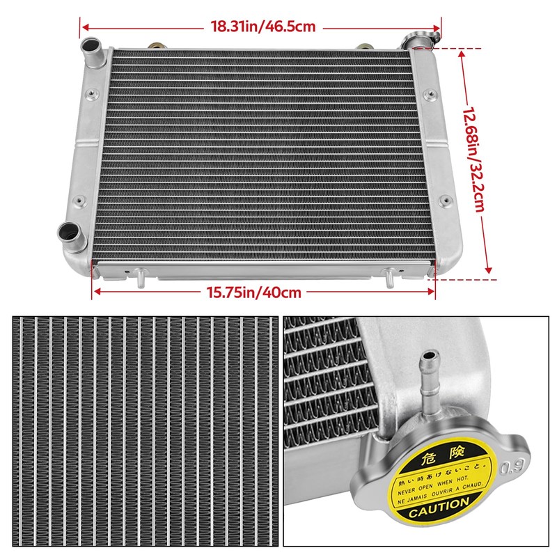 JAVIK Radiator Fit for Polaris Ranger 400 500 800 900