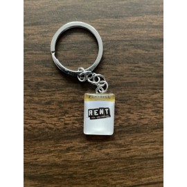 Broadway (A8) Playbill Rent Broadway Keychain