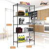 EFINE 5-Shelf Shelving Unit with Shelf Liners Set of 5,