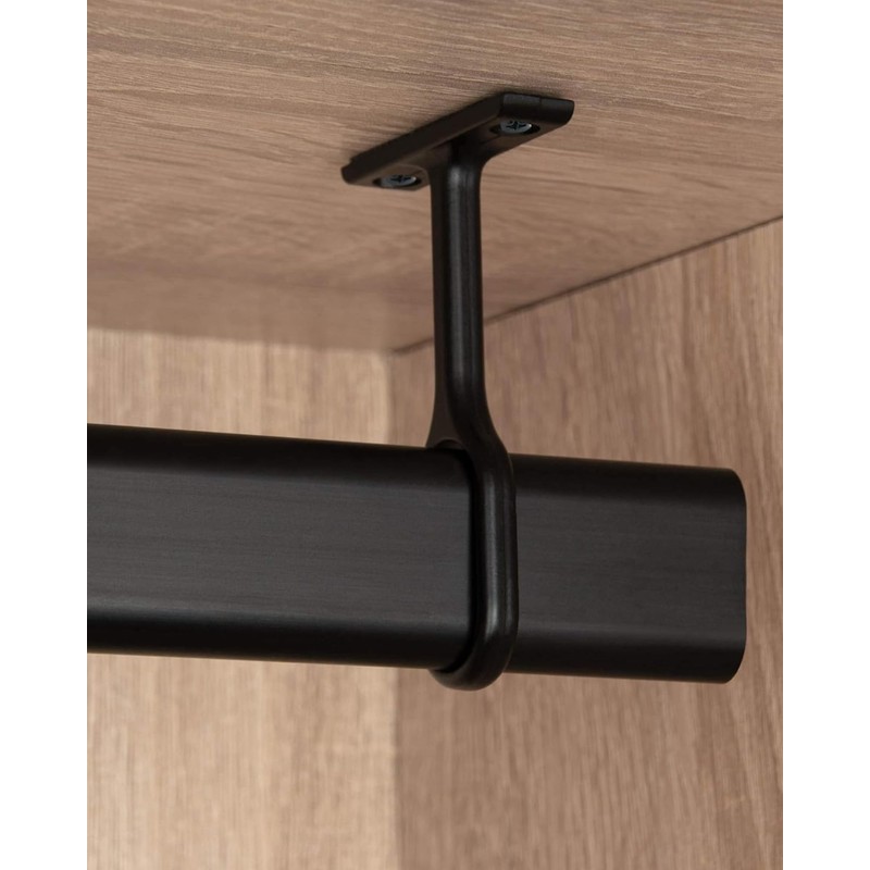 Gedotec Cupboard Rail Bearing Centre Support Bracket for Clothes Rail