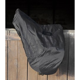 Rhinegold Waterproof Ride On Saddle Cover - Black
