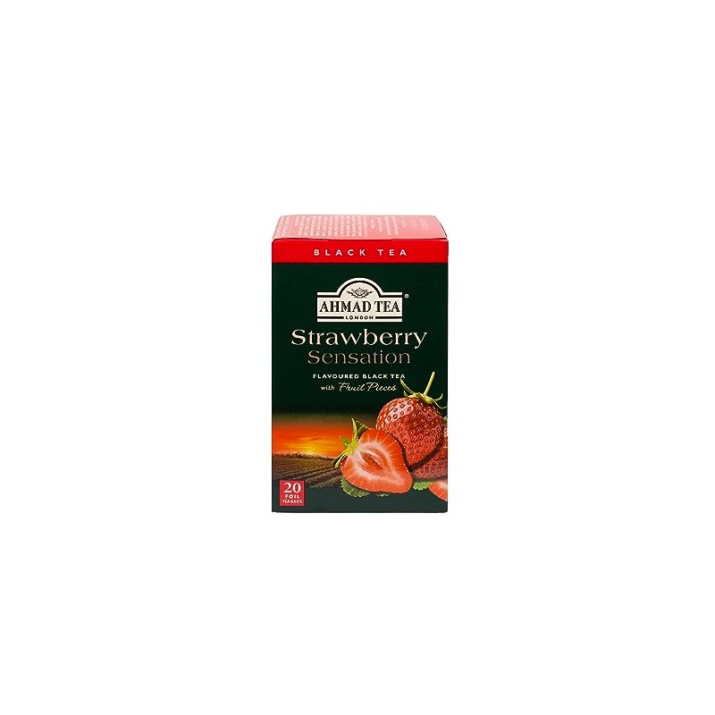 Ahmad Teas - Strawberry Black Tea 1.4oz - 20 Tea