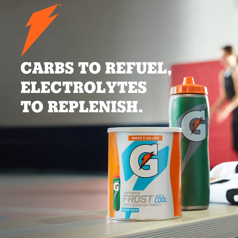 Gatorade Thirst Quencher Powder, Glacier Freeze, 51oz Powder (Pack of