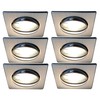 Trango® 1x Dimmable Recessed LED Square including 1x6 W LED