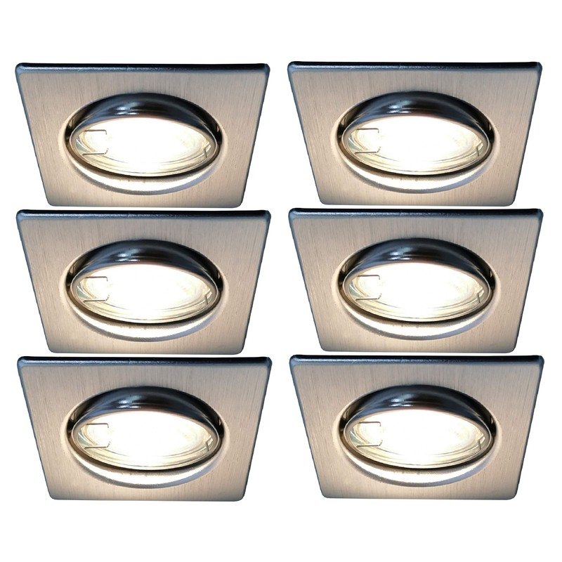 Trango® 1x Dimmable Recessed LED Square including 1x6 W LED