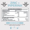 Zinc 20mg Gluconato Potenciado Piperina Estandarizada Vegano Pimienta Negra Vitaminas