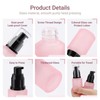 Segbeauty 1oz Small Pump Bottle, 5 Pack Pink Empty Lotion