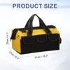 HARFINGTON Wide Mouth Tool Bag 12.2 Inch Multi-purpose Oxford Cloth