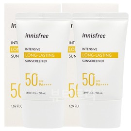 Innisfree Intensive Long-Lasting Sunscreen EX 50ml+50ml / 이니스프리 인텐시브 롱래스팅 선스크린 EX 50ml+50ml