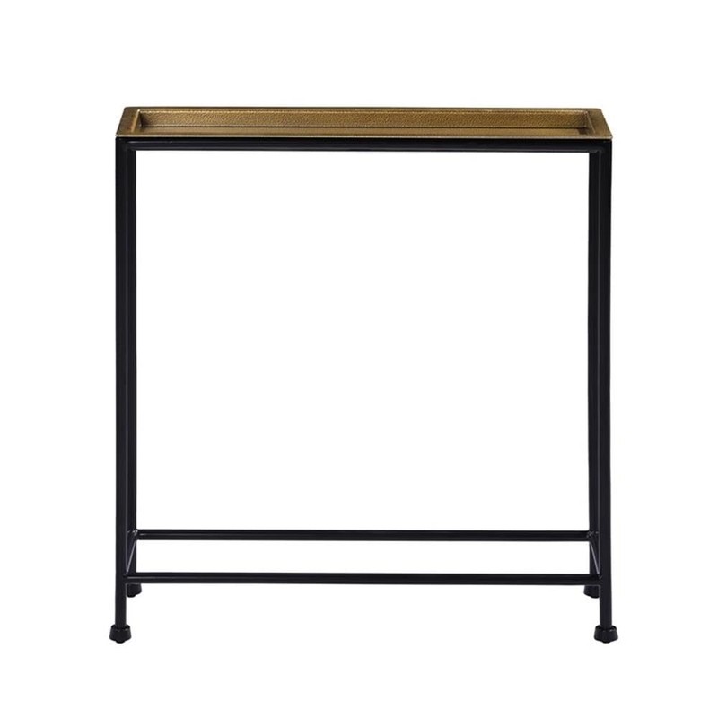 Comfort Pointe Tivoli Tray Top Modern Metal Accent Table in