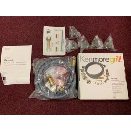 Kenmore Grill Natural Gas Conversion Kit 01898 w/10ft Hose 5 Burner Conversion