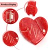 Realistic Anatomy Heart Acetate Hair Claw Clip,Red Heart Claw Clip