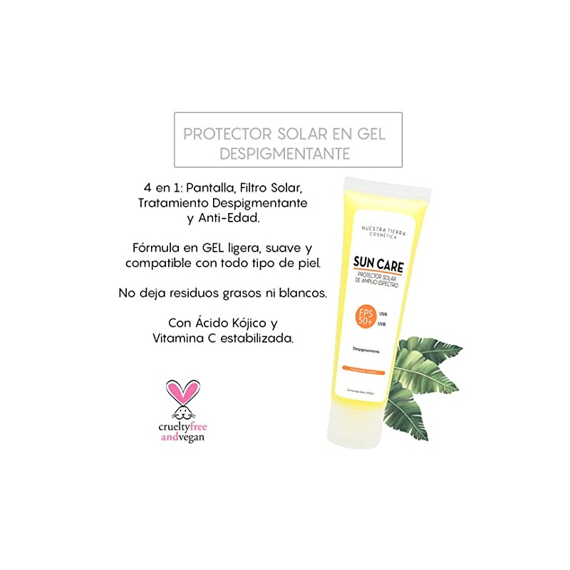 Protector Solar Despigmentante Anti-Manchas FPS 50+ - 100grs -