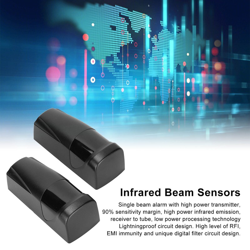 Door Single Beam Infrared Beam Alarm Waterproof High Sensitivity Infrared