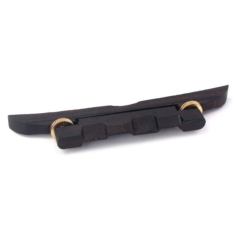 Alnicov Guitar Bridge Adjustable Mandolin Bridge Compensated Rosewood for Mandolin