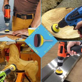 STEBRUAM 240pcs Grinding Wheel Pads 50mm Sandpaper Velcro 2" Sanding Pads Granularity 60 80 120 180 240 320 400 600 800 1000 2000 3000 Automotive Wood Furniture Painting - Finishing - Home Improvement