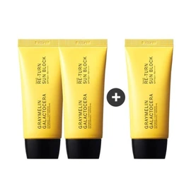 Galactocera Return Sunblock 2+1 SPF50+/PA++++/Whitening/Wrinkle Improvement Functionality / 갈락토세라 리턴 썬블록 2+1 SPF50+PA++++미백주름개선기능성