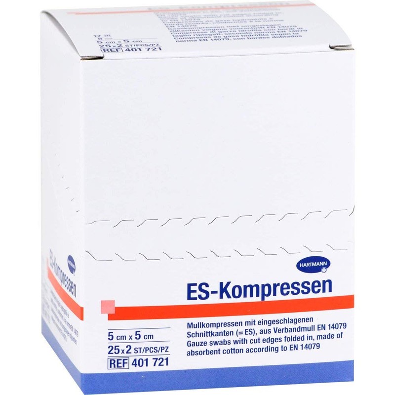 ES Compresses Sterile 5 x 5 cm 8 x CPC
