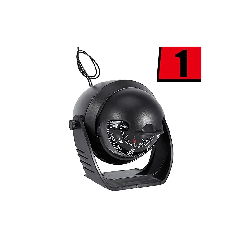 Vgeby Bullet Compass, Boat, High Precision LED Bullet Compass, Navigation