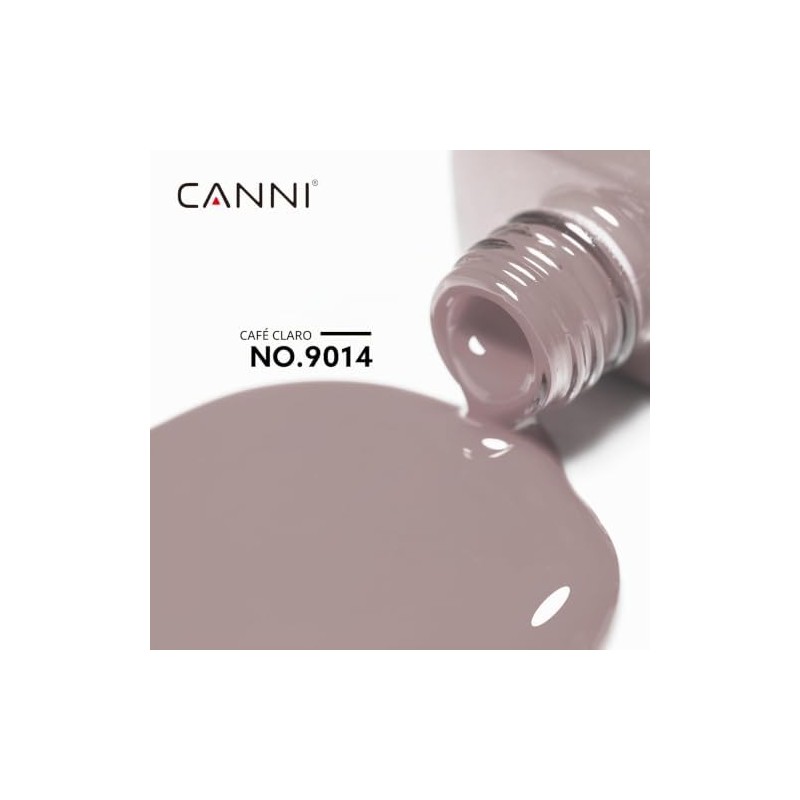 CANNI- Esmalte de uñas en gel marrón claro, 1 pieza