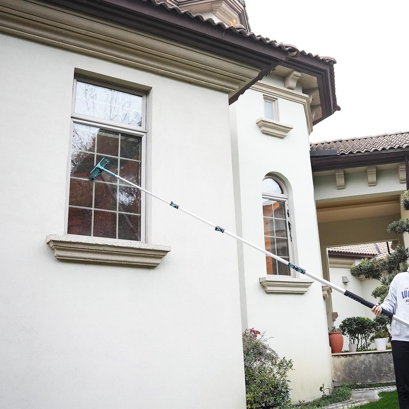 TelesPro 30 Feet High Reach Window Squeegee with 6-24 Ft