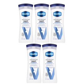Vaseline Intensive Care Advanced Repair Loción sin perfume de 10 onzas (paquete de 5)