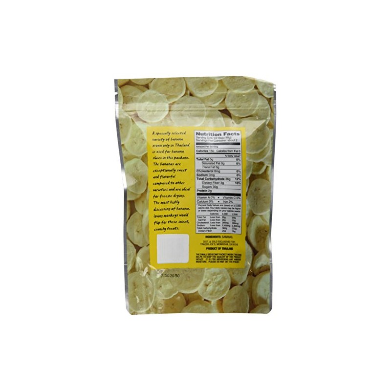 Trader Joe's Freeze Dried Bananas (2 Pack)