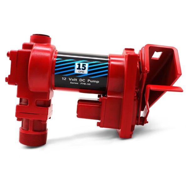 Nakkaa 12 Volt 15 GPM Explosion Proof Fuel Transfer Pump