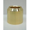 One Solid Brass Smooth Candle Follower for 3" Diameter Paschal