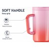 Meoky 40 oz Tumbler with Handle and Flip Straw, 100%