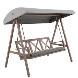 Garden Winds Replacement Canopy Top Cover Compatible with The Style Selections Triple X Swing - Only Fits Model GSS00352B-1 - Upgraded Riplock 350 Performance Fabric