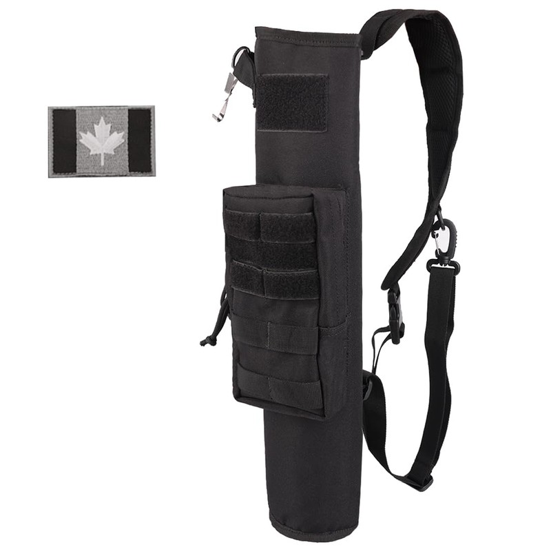 KRATARC Archery Lightweight Back Arrow Quiver Dual Use Foldable Compact