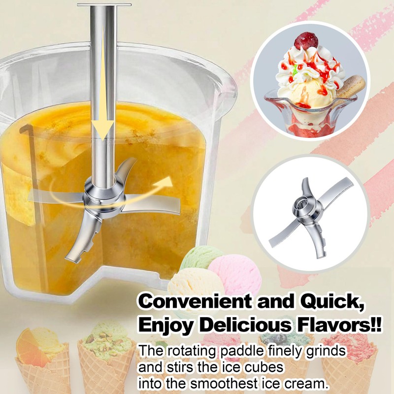 Replacement Paddle Blade for Ninja Creami NC300 Series Ice Cream
