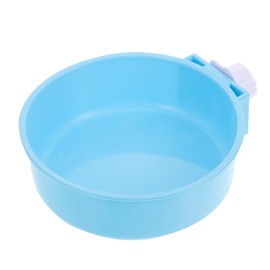 Generic Hanging Pet Bowl for Dog Crate Durable Water and Feed Bowl for Pets for Cats Rabbits Birds Easy to Clean Safe Design for Indoor Use