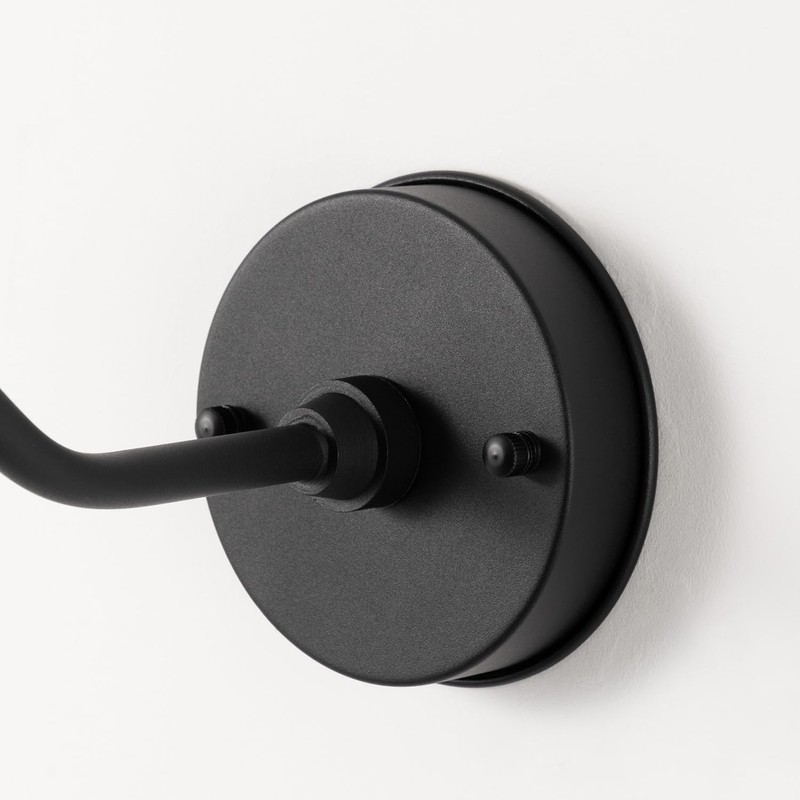 mirrea 8" Gooseneck Outdoor Sign Lighting Matte Black Barn Light