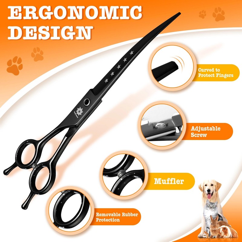 Dream Reach Dog Grooming Scissors - Professional 7.5 Inch Pet