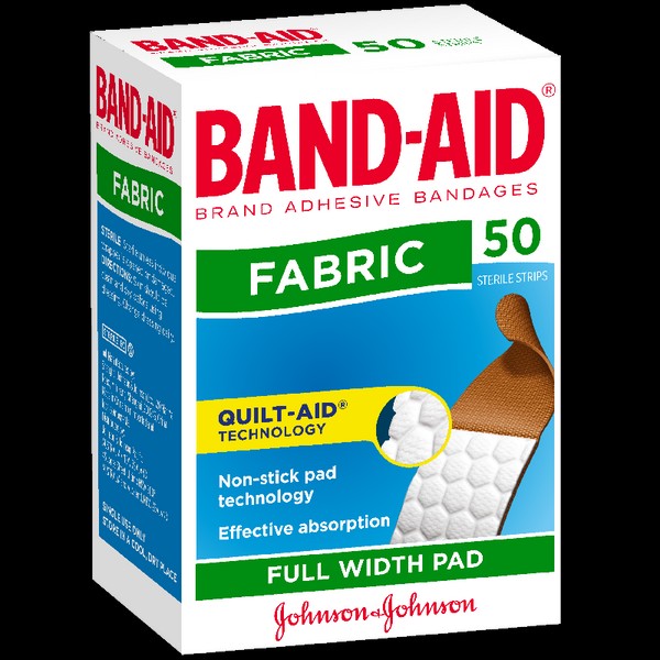 Band-Aid Fabric Strips X 50