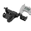 Sliding Bolt Gate Latch Black, 6 Inch Thickening Stainless Steel