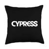Cypress California Throw Pillow