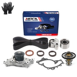 MOCA Timing Belt Kit Water Pump Thermostat Fit 2002-2003 for Lexus ES300 3.0L 2995CC V6 GAS DOHC & 2002-2006 for Toyota Camry 3.0L
