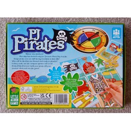 PJ Pirates - Family Board Game for Kids Age 3 4 5 6 7 8, Pirate Gift for Boys and Girls 3-8 Years Old