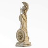 Athena With Owl Medusa Shield Greek Goddess Alabaster Statue Gold